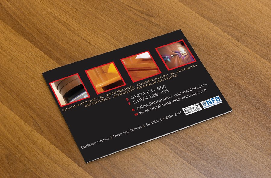 Bespoke Joinery Flyer